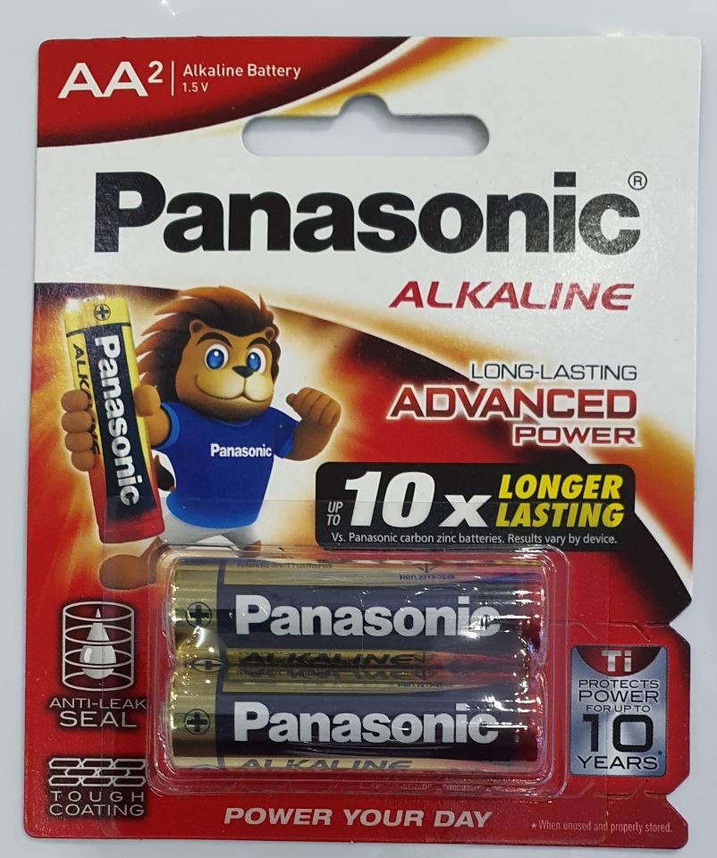 Pin tiểu Panasonic AA và AAA  ALKALINE  Bền bỉ dùng hết không chảy nước-duoc-ban-tai-Trọng Đại. Băng đĩa nhạc. Phụ kiện âm thanh
