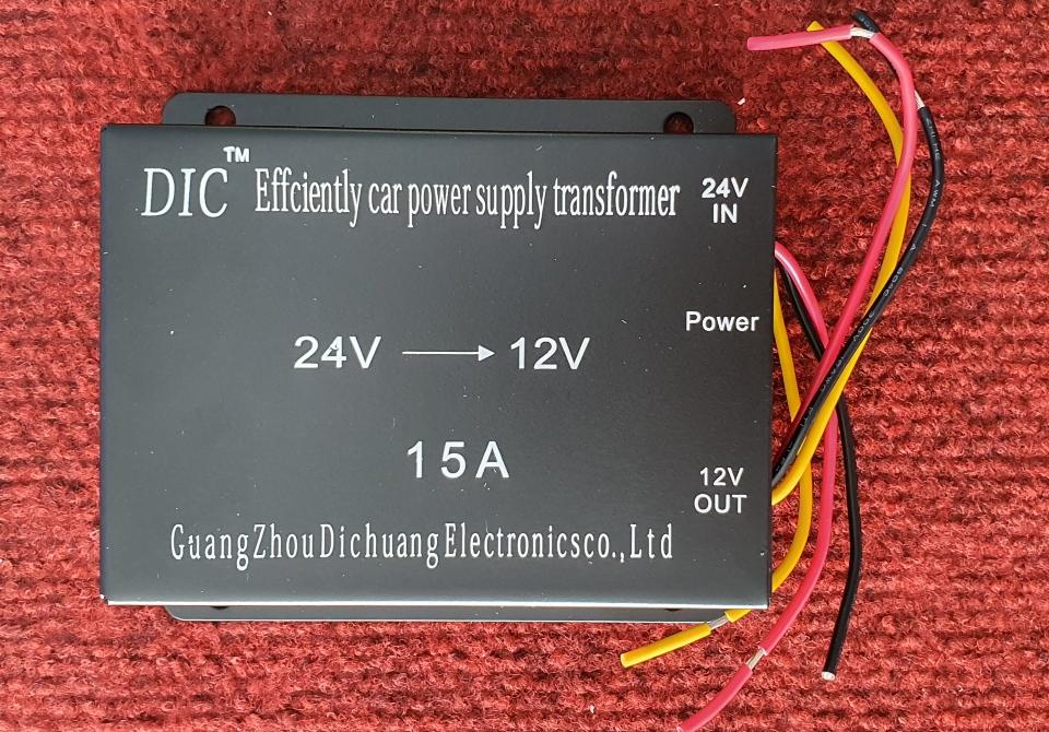 Đổi nguồn 24V xuống 12V. 15A-duoc-ban-tai-Trọng Đại. Băng đĩa nhạc. Phụ kiện âm thanh