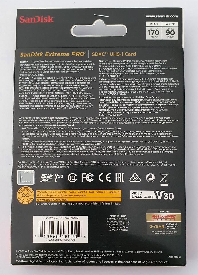 Thẻ Nhớ SanDisk 32GB Extreme Pro SDHC UHS-I - Hàng Nhập Khẩu

-duoc-ban-tai-Trọng Đại. Băng đĩa nhạc. Phụ kiện âm thanh