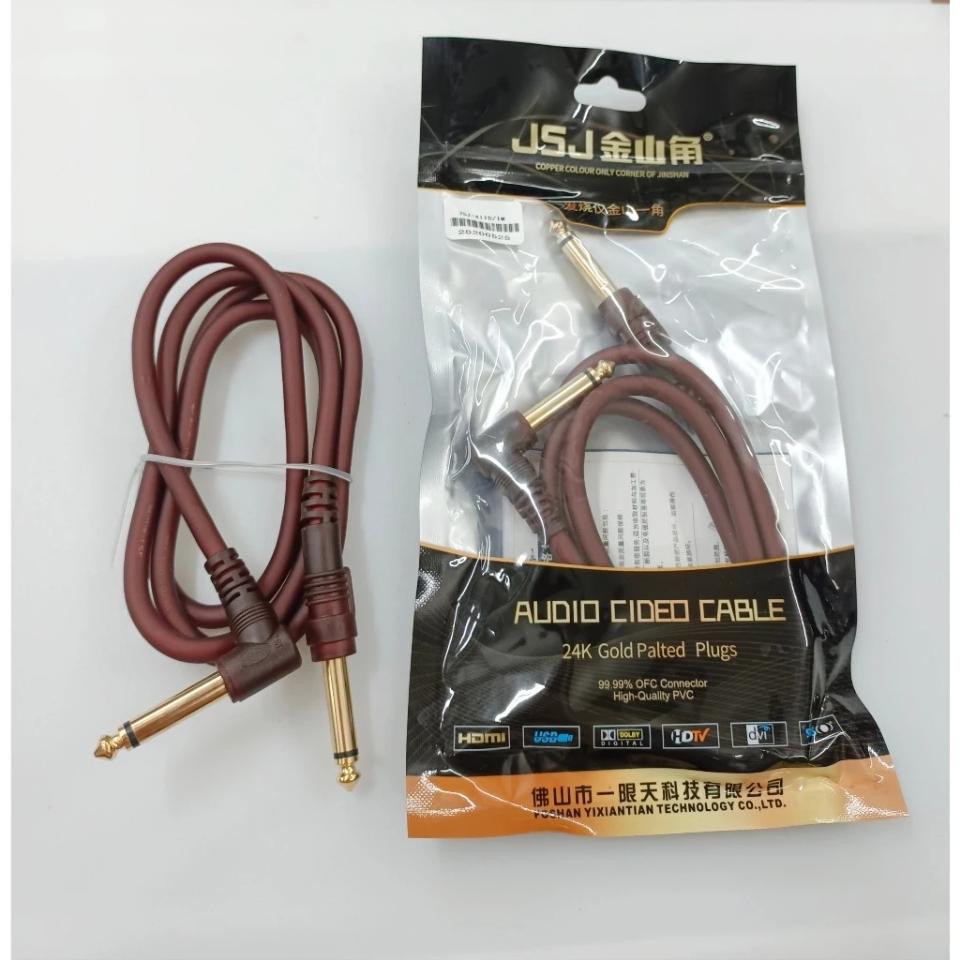 Dây 2 đầu 6mm JSJ 1 m-duoc-ban-tai-Trọng Đại. Băng đĩa nhạc. Phụ kiện âm thanh