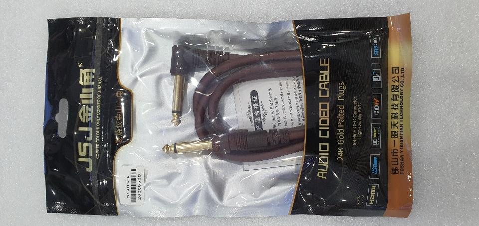 Dây 2 đầu 6mm JSJ 1 m-duoc-ban-tai-Trọng Đại. Băng đĩa nhạc. Phụ kiện âm thanh