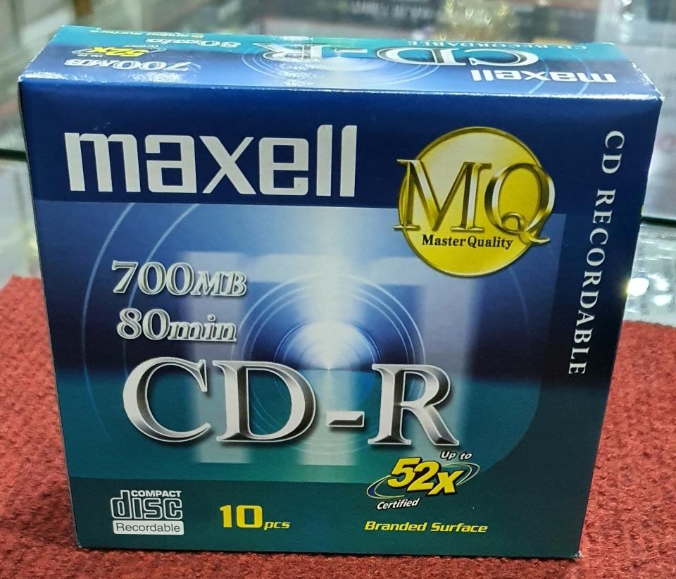 Đĩa CD trắng Maxell hôp.-duoc-ban-tai-Trọng Đại. Băng đĩa nhạc. Phụ kiện âm thanh