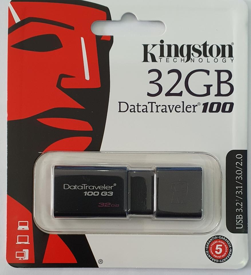 USB KINGSTON 32gb Traveler 100 2.0 bảo hành 12 tháng -duoc-ban-tai-Trọng Đại. Băng đĩa nhạc. Phụ kiện âm thanh