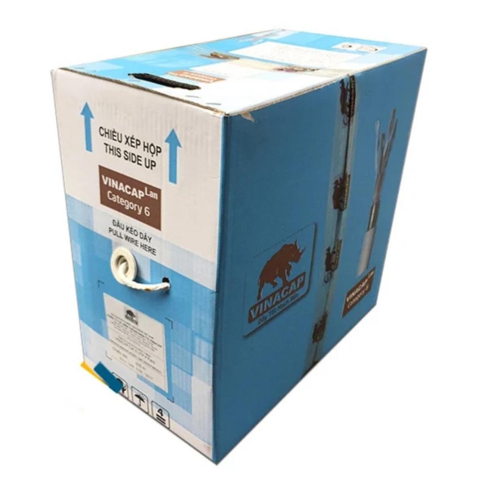 Cáp mạng Lan Vinacap cat6 -duoc-ban-tai-Trọng Đại. Băng đĩa nhạc. Phụ kiện âm thanh
