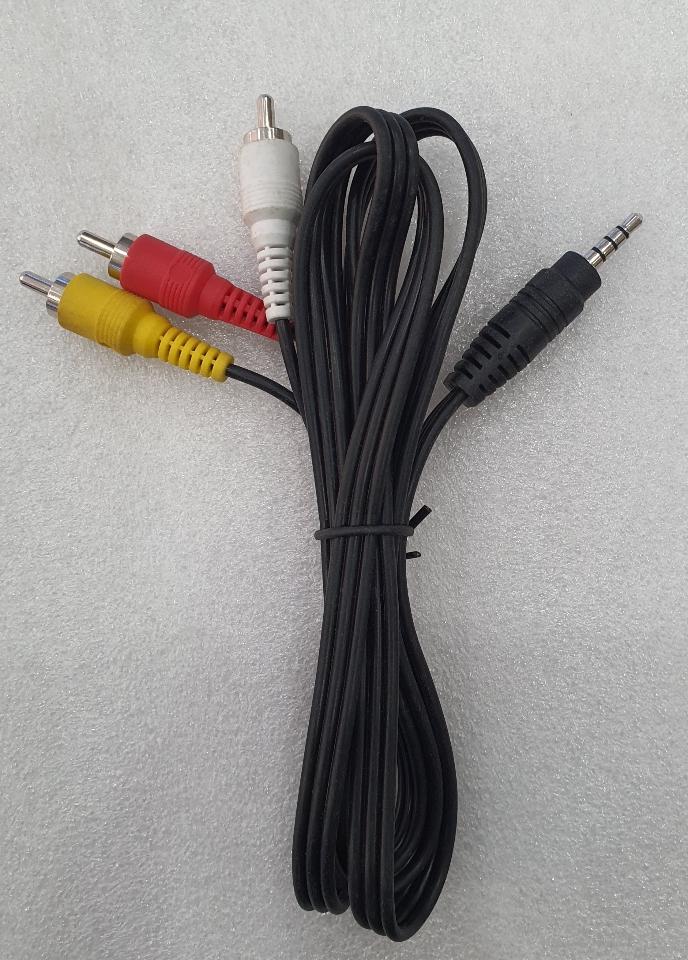 Dây AV 3.5 ra 3 đầu hoa sen RCA-duoc-ban-tai-Trọng Đại. Băng đĩa nhạc. Phụ kiện âm thanh