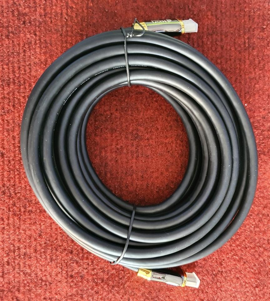 Dây HDMI KIWI 2.0 10m tròn-duoc-ban-tai-Trọng Đại. Băng đĩa nhạc. Phụ kiện âm thanh