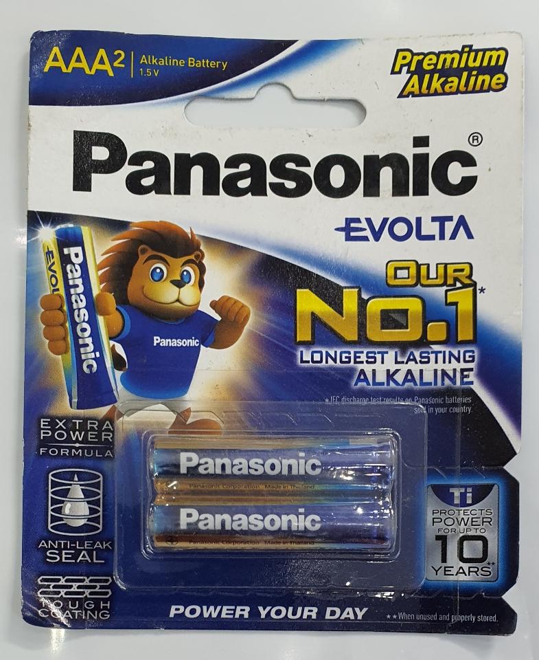 Pin tiểu Panasonic AA và AAA  EVOLTA  Bền bỉ dùng hết không chảy nước. Phù hợp máy đo huyết áp và thiết bin dùng nguồn cao.
-duoc-ban-tai-Trọng Đại. Băng đĩa nhạc. Phụ kiện âm thanh