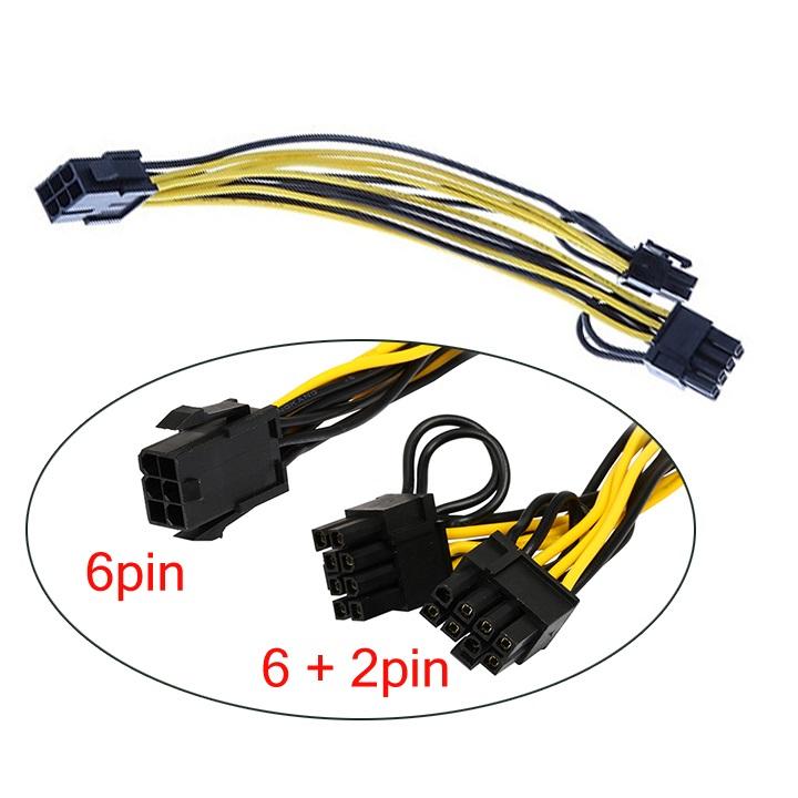 1 đầu 6 pin sang 2 đầu 8 pin-duoc-ban-tai-Công Ty Vi Tính Việt Phát