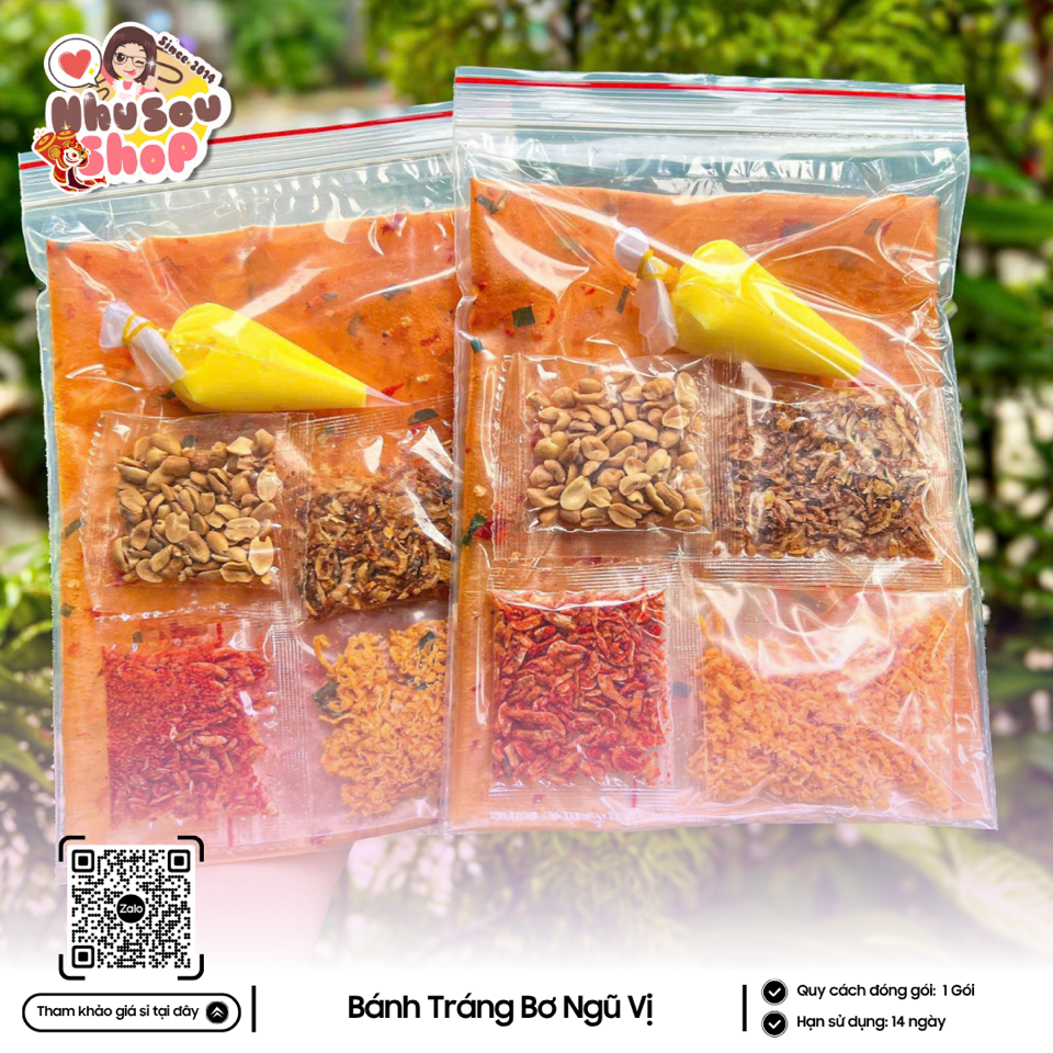 Bánh Tráng Bơ Ngũ Vị-duoc-ban-tai-NHUSOUSHOP BÁNH TRÁNG & ĂN VẶT