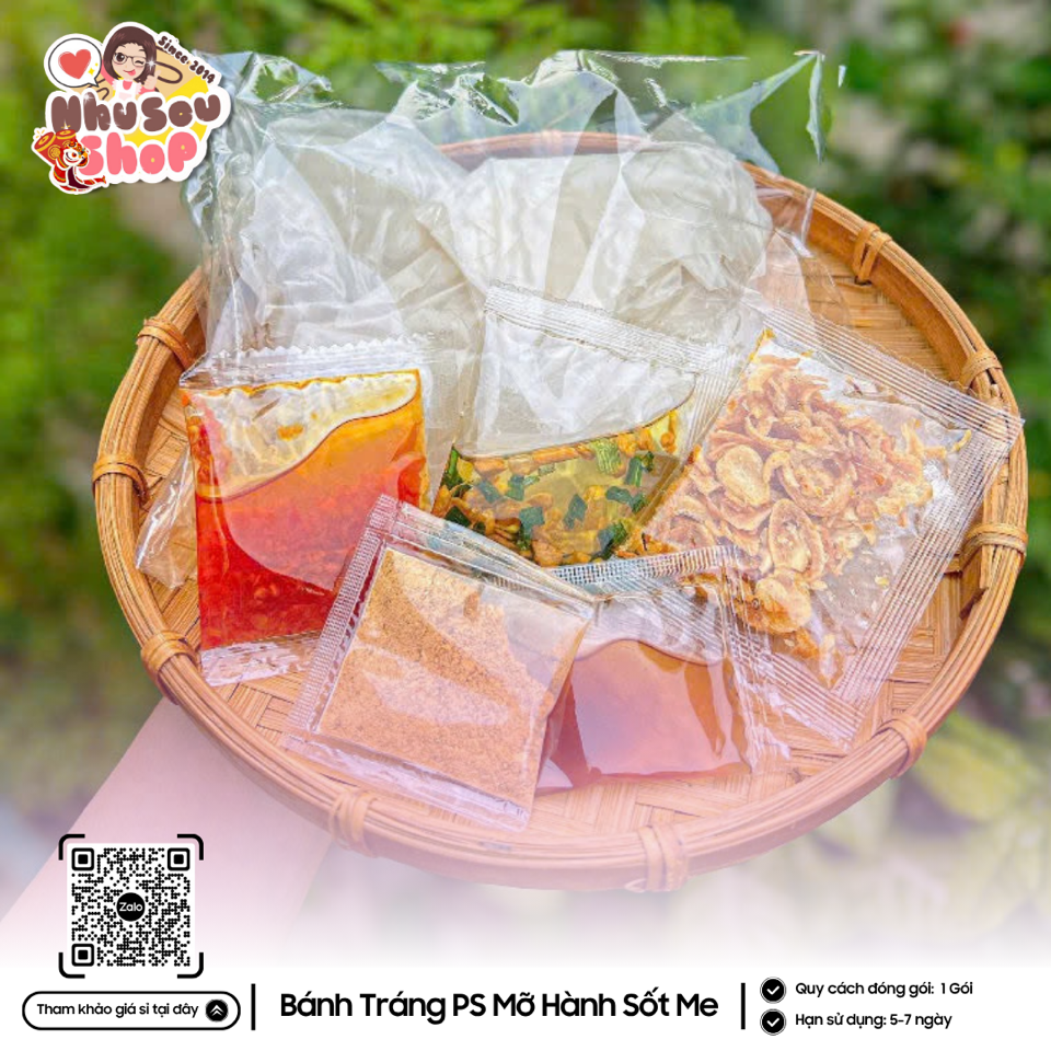 Bánh Tráng Phơi Sương Mỡ Hành Sốt Me-duoc-ban-tai-NHUSOUSHOP BÁNH TRÁNG & ĂN VẶT