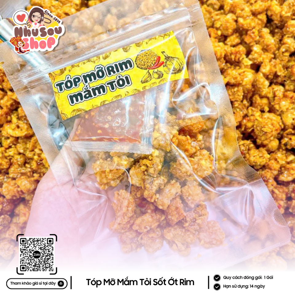 Tóp Mỡ Mắm Tỏi Sốt Ớt Rim-duoc-ban-tai-NHUSOUSHOP BÁNH TRÁNG & ĂN VẶT