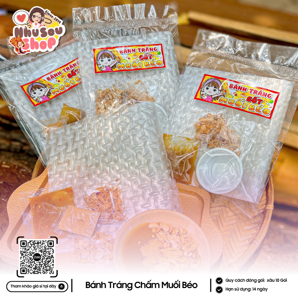 Bánh Tráng Chấm Muối Béo -duoc-ban-tai-NHUSOUSHOP BÁNH TRÁNG & ĂN VẶT