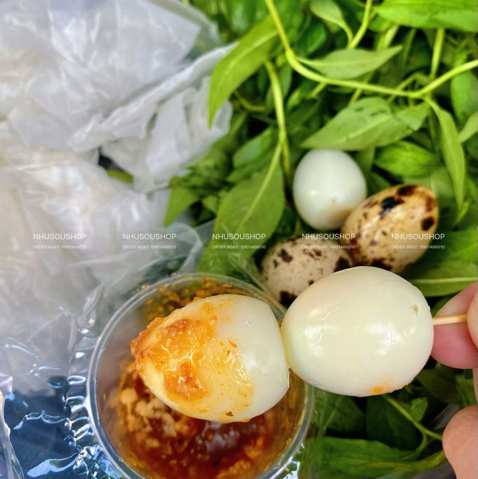 Bánh Tráng Chấm Sốt Bò Gia Vị (5 Trứng Cút) -duoc-ban-tai-NHUSOUSHOP BÁNH TRÁNG & ĂN VẶT