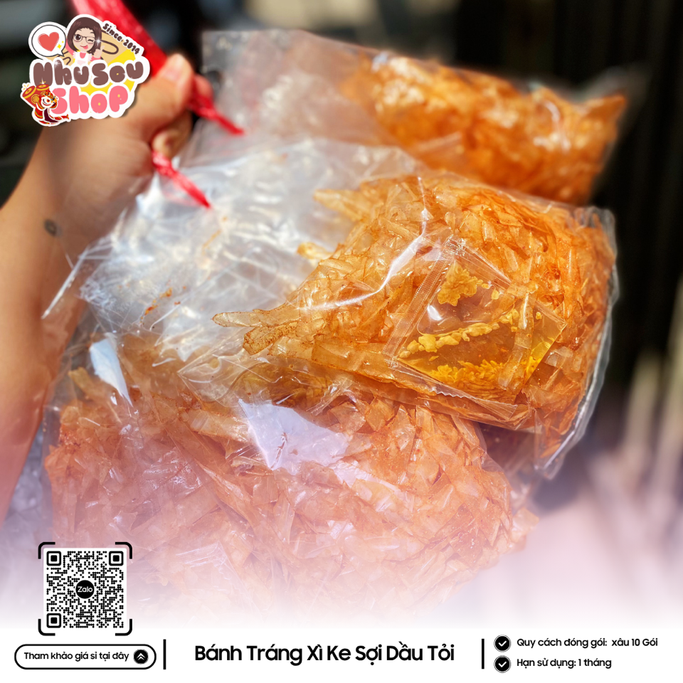 Bánh Tráng Xìke Sợi Dầu Tỏi Phi -duoc-ban-tai-NHUSOUSHOP BÁNH TRÁNG & ĂN VẶT