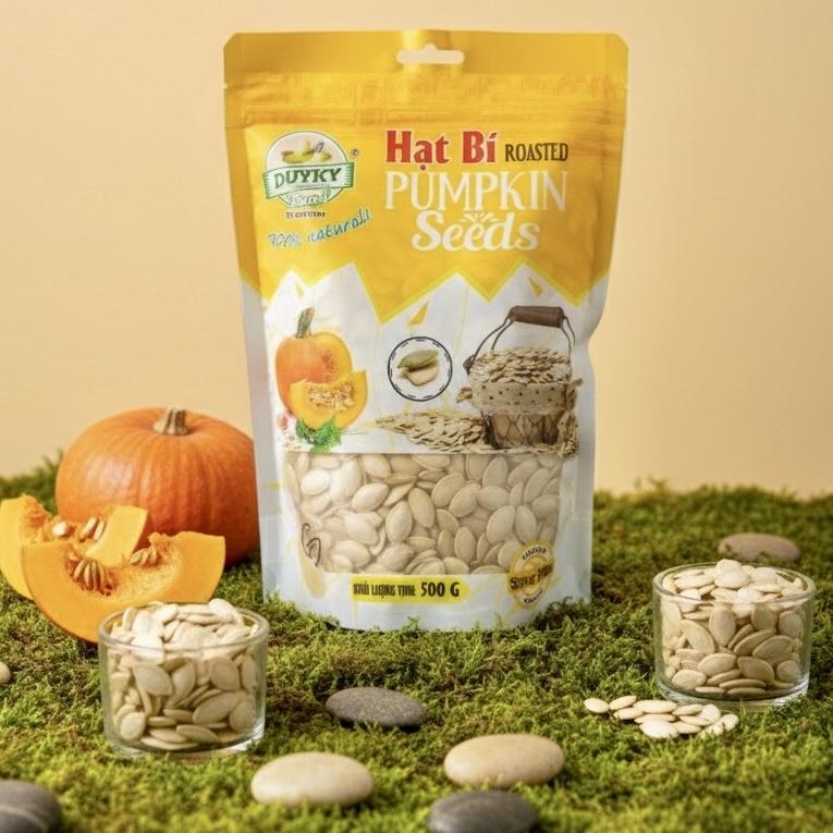 Hạt Bí Duy Ký - 500gram-duoc-ban-tai-NHUSOUSHOP BÁNH TRÁNG & ĂN VẶT