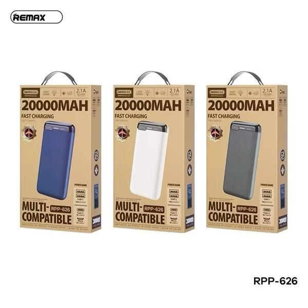 Pin sạc dự phòng REMAX RPP-626 20000mAh 2.1A xanh-duoc-ban-tai-Smile