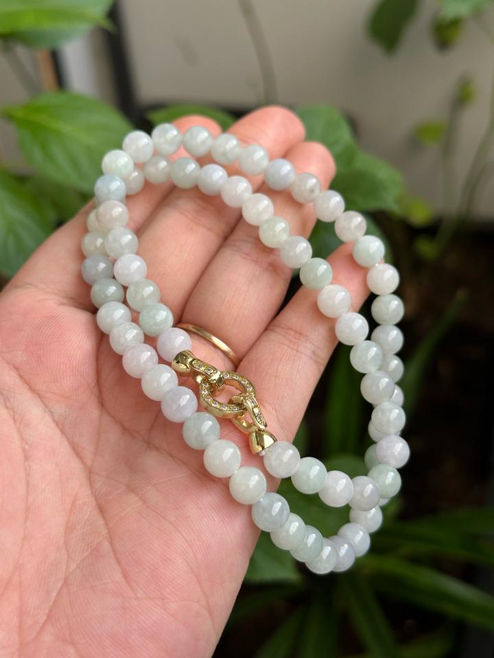 Vòng tay chuỗi hạt pastel - 7.2mm-duoc-ban-tai-NGỌC THANH GIANG GEMS & JADES