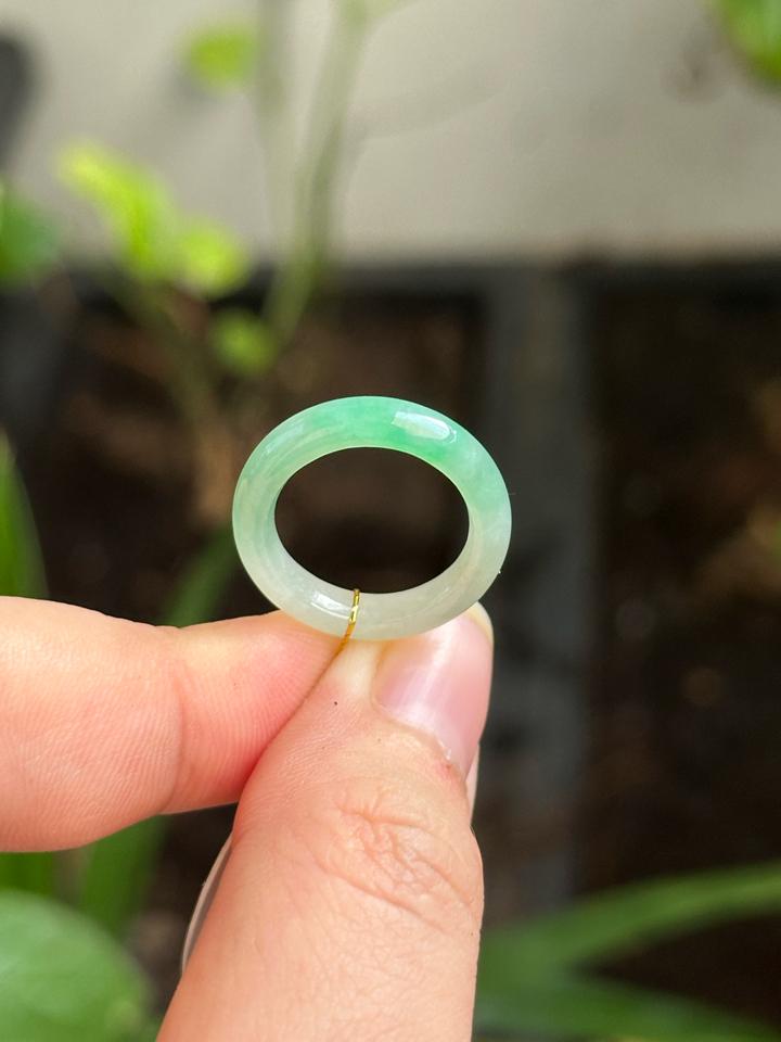 Nhẫn xanh táo - 15.0 x 3.8 x 3.3-duoc-ban-tai-NGỌC THANH GIANG GEMS & JADES