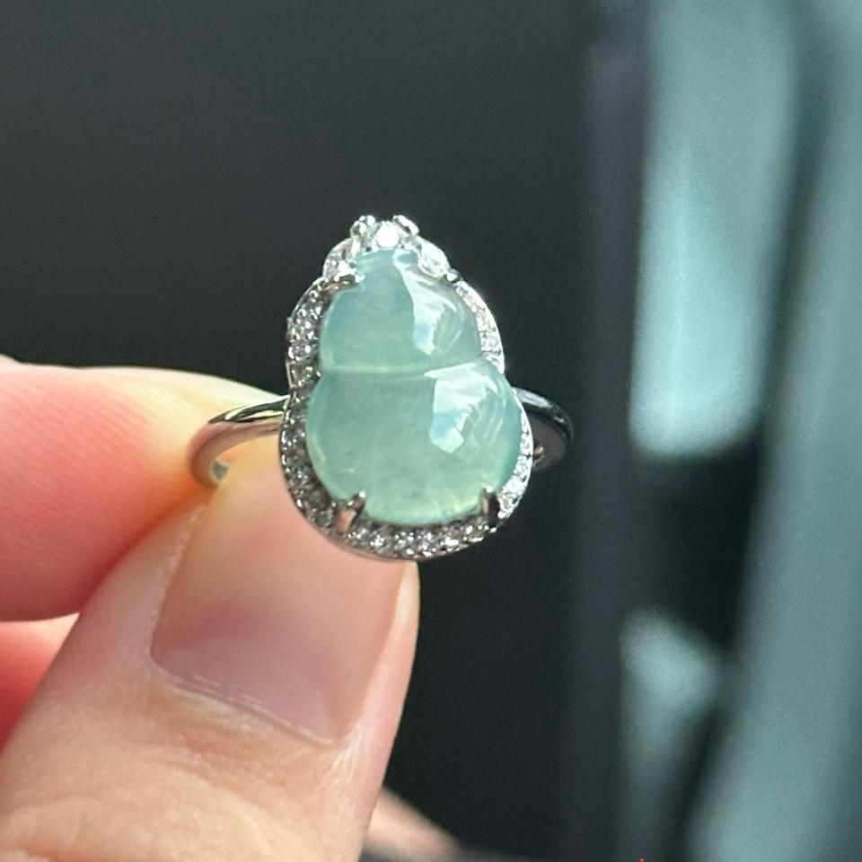 Nhẫn hồ lô lam gua-duoc-ban-tai-NGỌC THANH GIANG GEMS & JADES