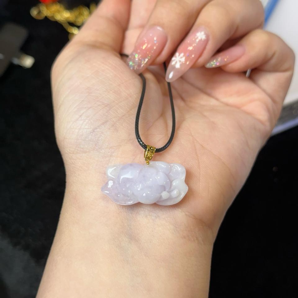 Tịnh đế liên hoa tử la lan - móc vàng 18k-duoc-ban-tai-NGỌC THANH GIANG GEMS & JADES