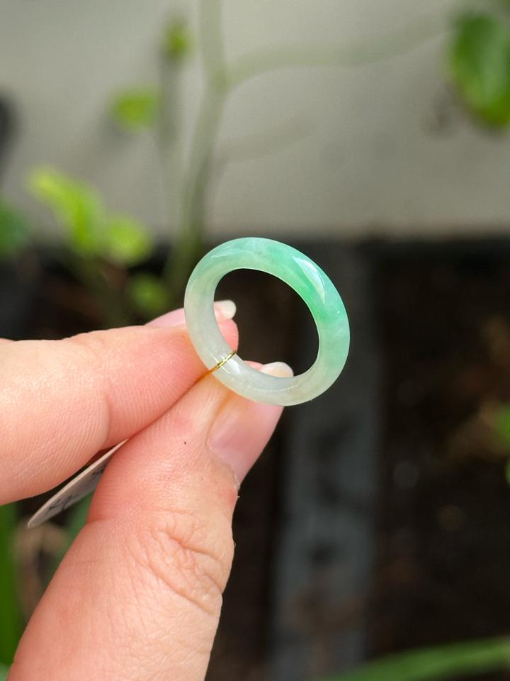 Nhẫn xanh táo - 15.0 x 3.8 x 3.3-duoc-ban-tai-NGỌC THANH GIANG GEMS & JADES