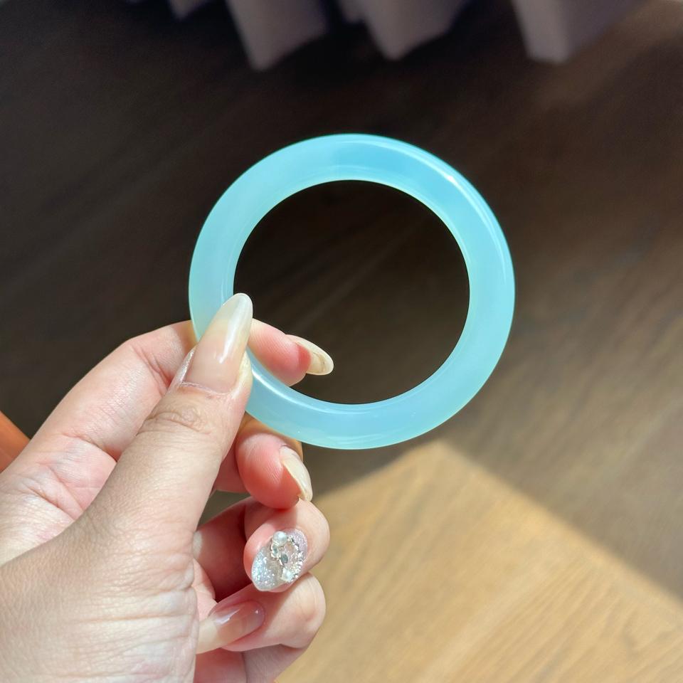 Vòng mã não xanh lam thiên không (nhiệt)-duoc-ban-tai-NGỌC THANH GIANG GEMS & JADES