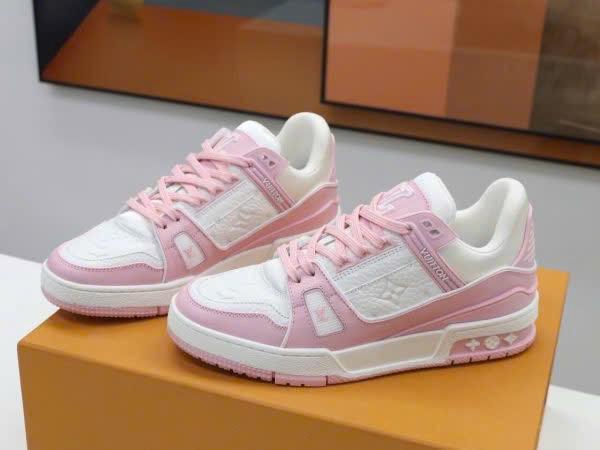 Giày Louis Vuitton LV Trainer Monogram Pink màu hồng-duoc-ban-tai-197 Store