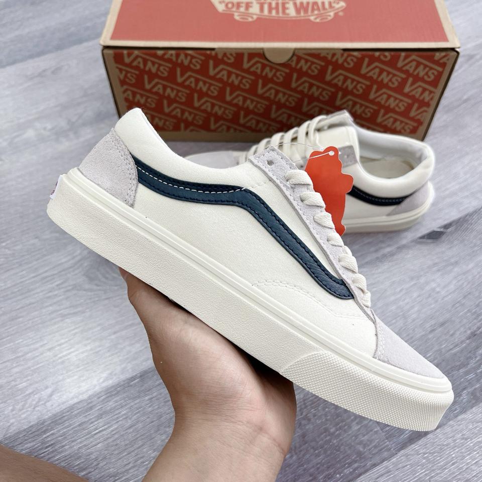 Giày Vans Old Skool Style 36 Marshmallow Dress Blue-duoc-ban-tai-197 Store