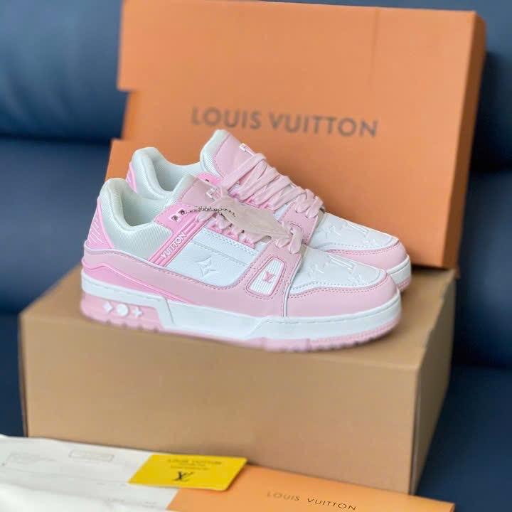 Giày Louis Vuitton LV Trainer Monogram Pink màu hồng-duoc-ban-tai-197 Store