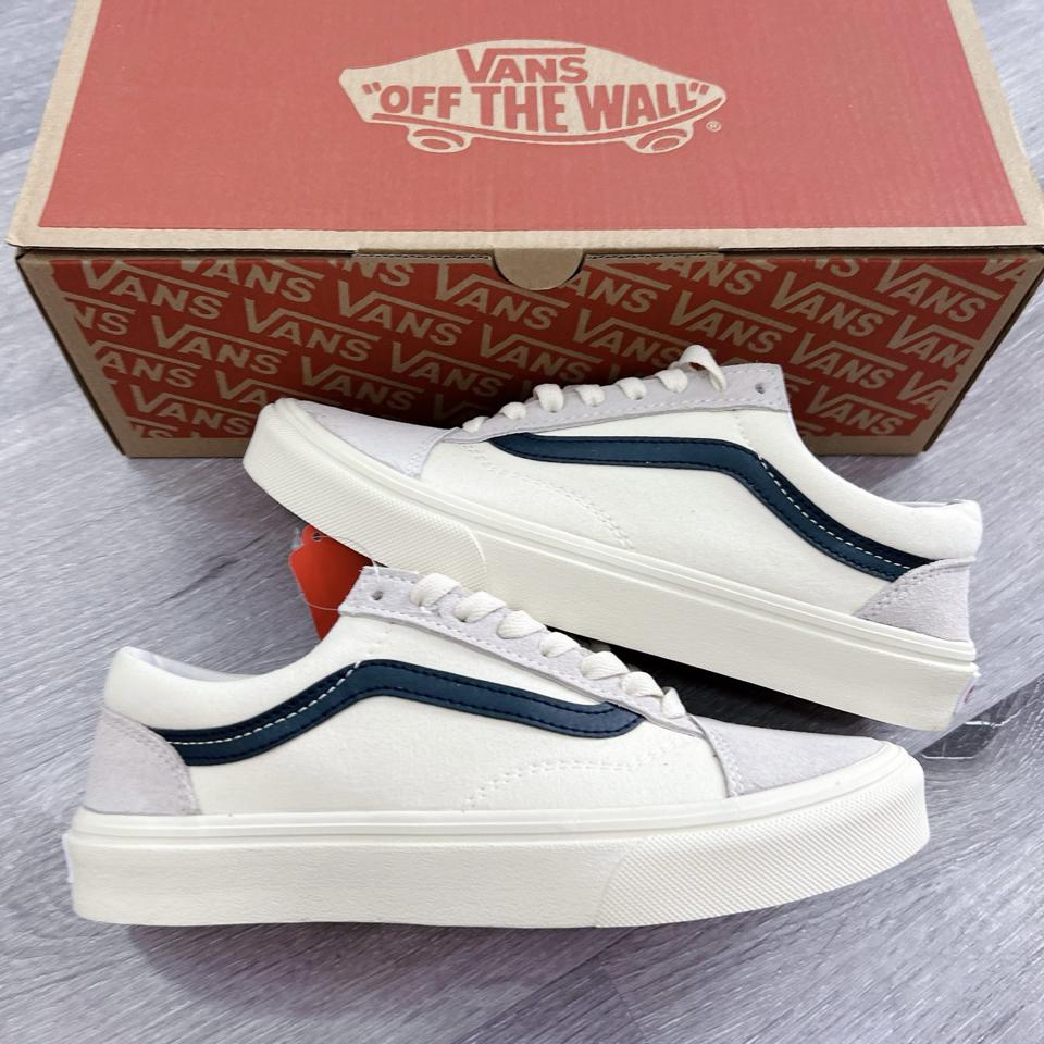 Giày Vans Old Skool Style 36 Marshmallow Dress Blue-duoc-ban-tai-197 Store