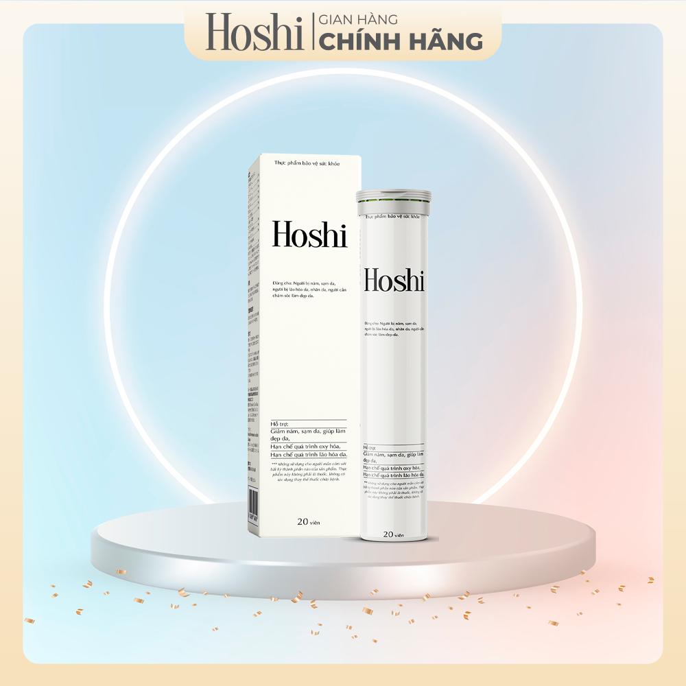 Viên sủi Hoshi Nhật Bản - Hạn chế quá trình Oxy hóa, giảm sạm nám, tàn nhang, giúp da trắng mịn-duoc-ban-tai-Mỹ phẩm Ngọc Linh