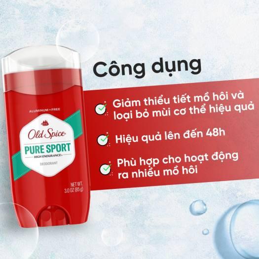 Lăn khử mùi nam 30Shine phân phối chính hãng Old Spice Pure Sport mùi hương nam tính chính hãng-duoc-ban-tai-Mỹ phẩm Ngọc Linh
