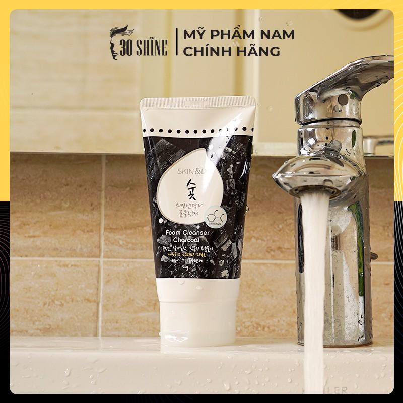 Sữa Rửa Mặt Cho Nam Skin&Dr Than Hoạt Tính 100g - Trắng da kiềm dầu-duoc-ban-tai-Mỹ phẩm Ngọc Linh