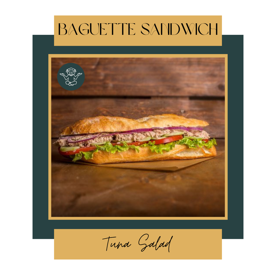 Tuna Salad Baguette - Bánh Mì Baguette Salad Cá Ngừ-duoc-ban-tai-Green Monkey Saigon