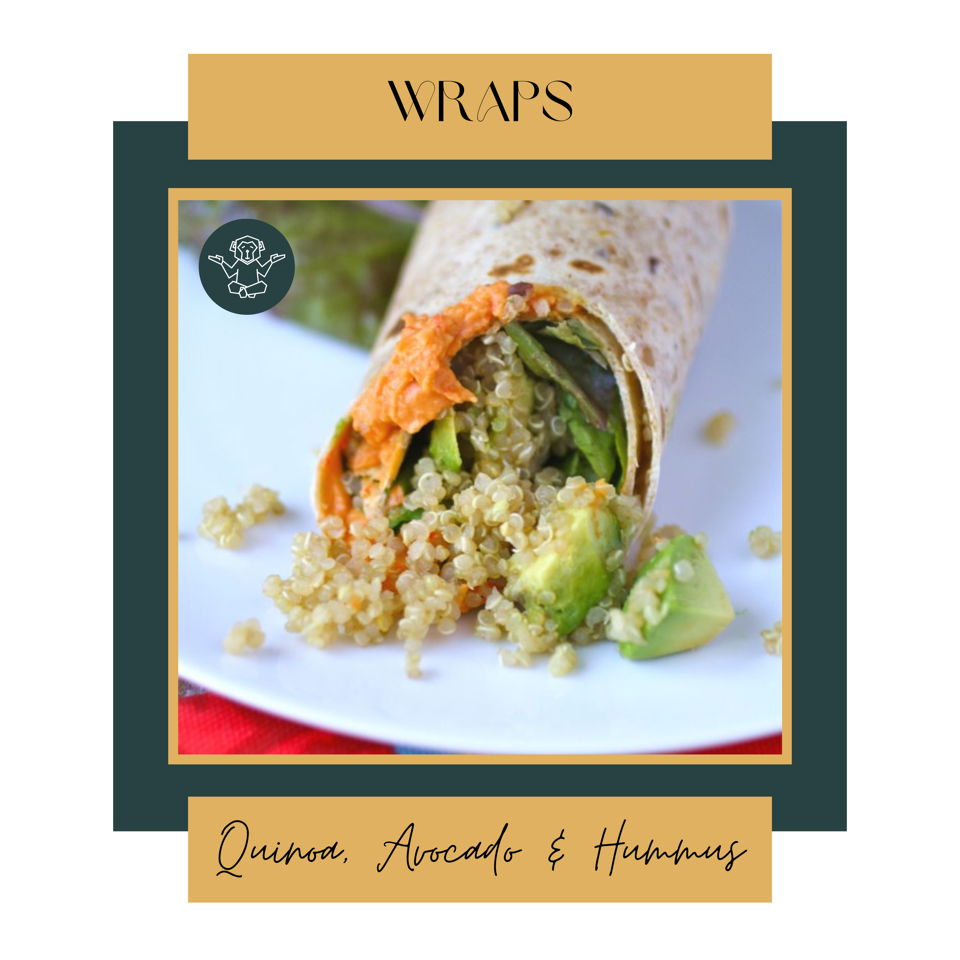 Vegan Avocado Quinoa and Kale Wrap - Bánh Cuộn Bơ Hạt Diêm Mạch Cải Xoăn-duoc-ban-tai-Green Monkey Saigon