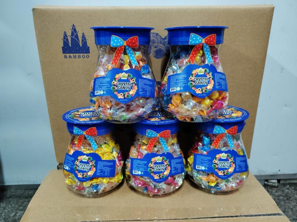 Kẹo vị tổng hợp (lọ màu đo,xanh,vang   (1T*24 lọ*250g)4897050114308-duoc-ban-tai-NPP VĂN LONG