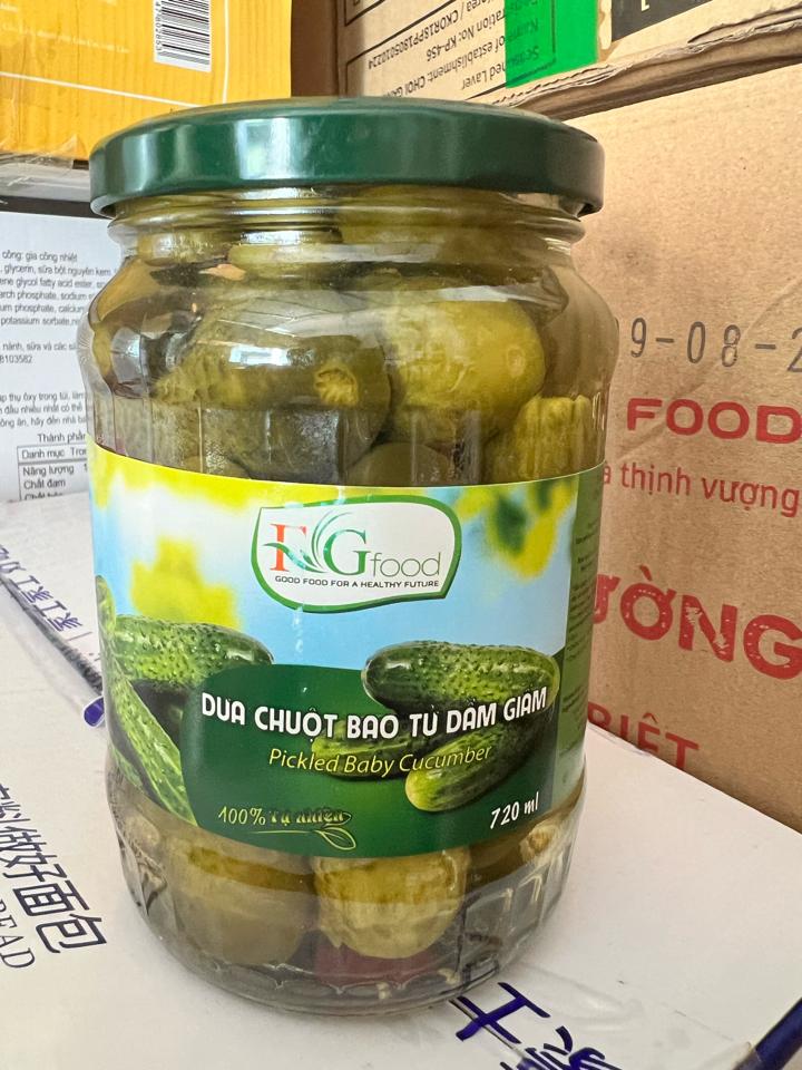 Dưa bao tử 6-9cm lọ 720ml F&G 680g(24hu) 8938513856031-duoc-ban-tai-NPP VĂN LONG