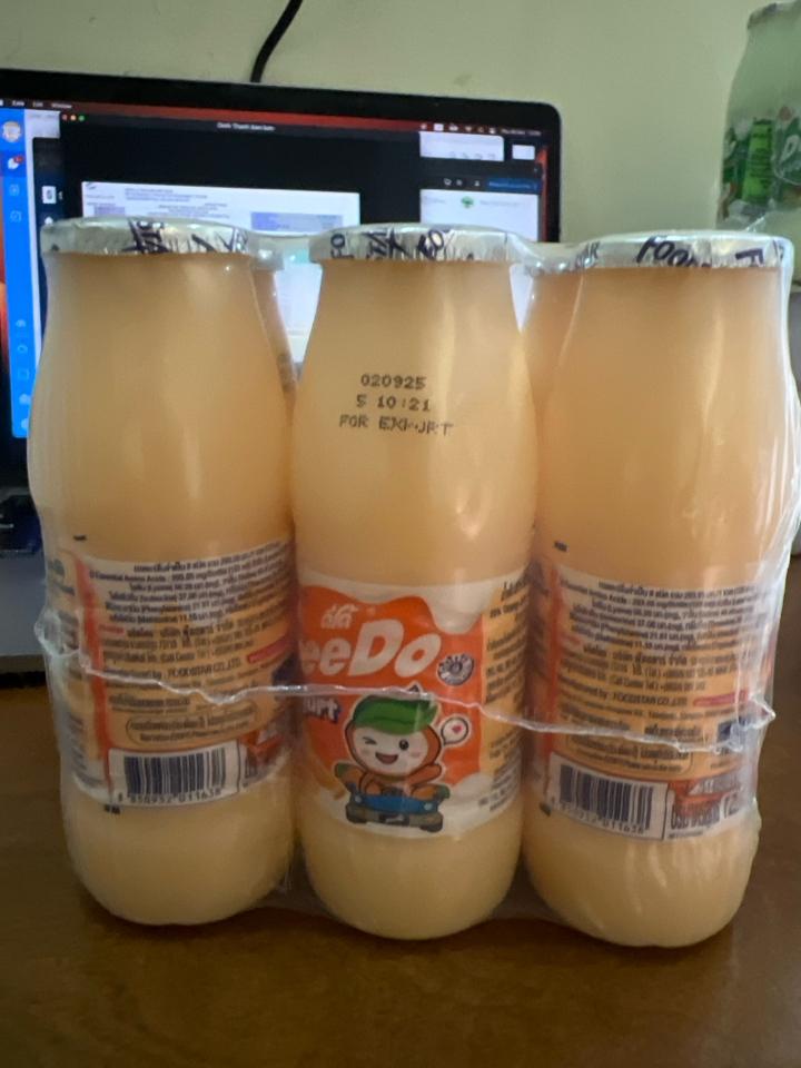 "Nước Sữa Chua Hương cam-  Nhãn hiệu Deedo - 125ml 8850952011638"	16 lốc / thùng/loc 6hu Sao chép-duoc-ban-tai-NPP VĂN LONG