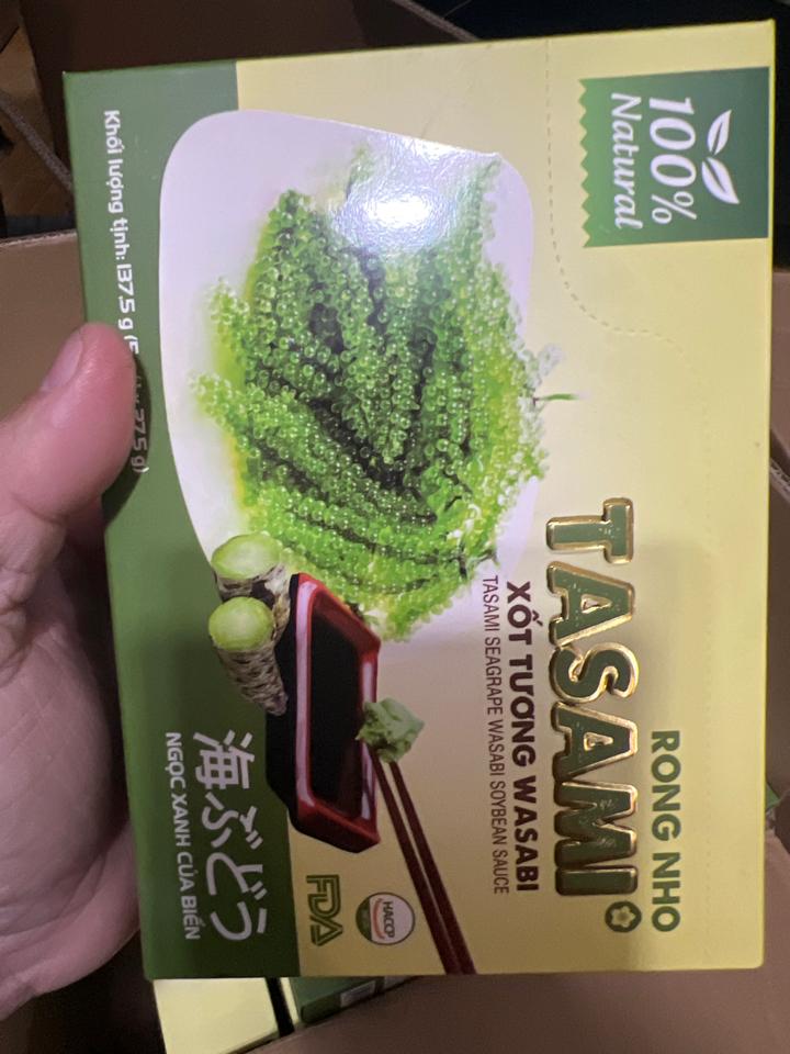 Rong Nho Tasami sốt tương Wasabi 137,5gr ( 27,5g x 5 gói )(30)8938535472240-duoc-ban-tai-NPP VĂN LONG