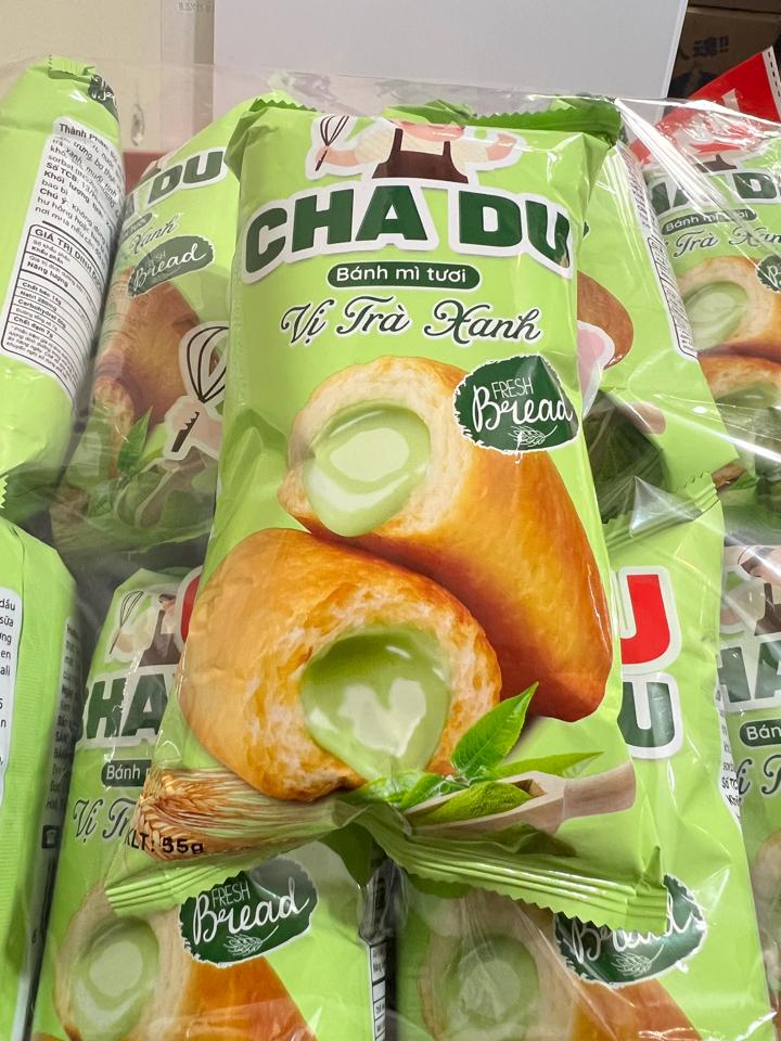 BÁNH MÌ TƯƠI VỊ TRÀ XANH 55gr (loc 10tui/thung 10loc) 8938563020031-duoc-ban-tai-NPP VĂN LONG
