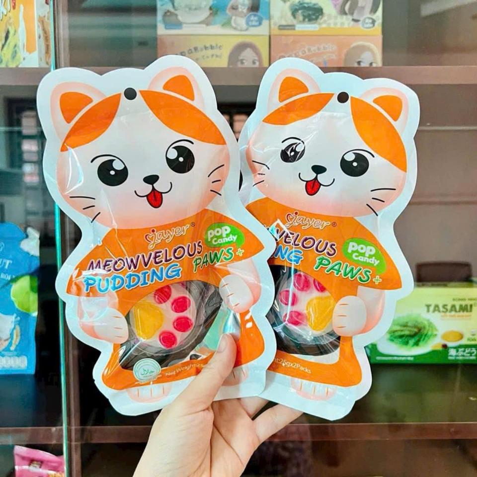 Kẹo nổ pudding chân mèo Jayer 50 gam (2 chiếc * 25 gam) 9556474127817-duoc-ban-tai-NPP VĂN LONG
