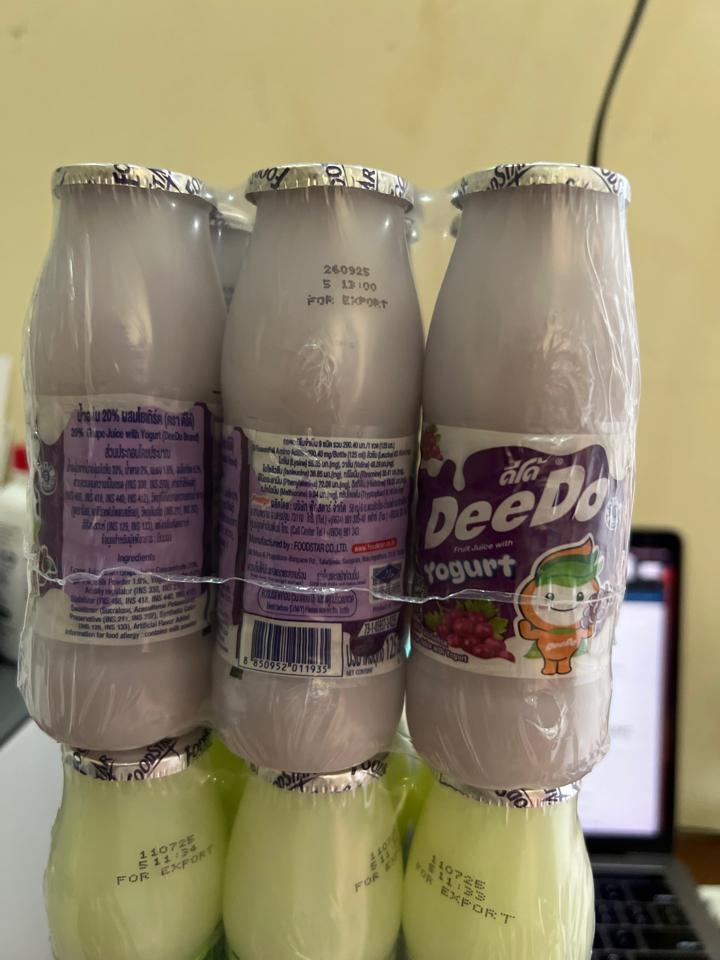 "Nước Sữa Chua Hương nho 125ml 8850952011935 16loc/thung -duoc-ban-tai-NPP VĂN LONG