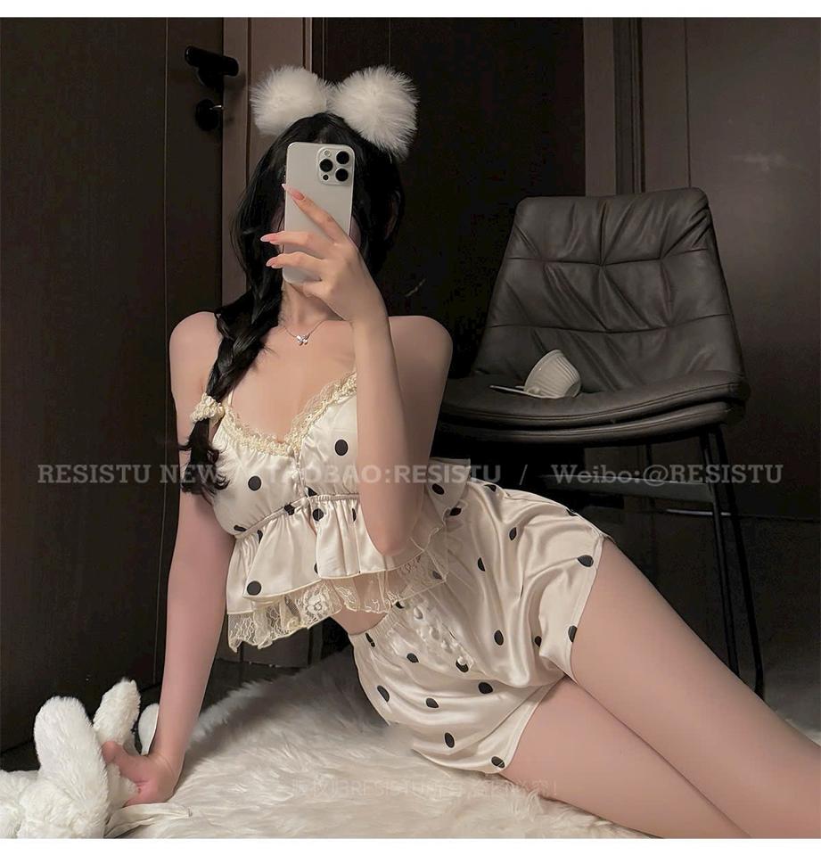Bộ lụa dùi bi cao cấp - trắng-duoc-ban-tai-Yahy Store ❤️