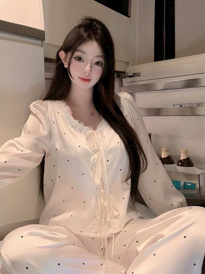 Pizama bi cổ thắt nơ-duoc-ban-tai-Yahy Store ❤️