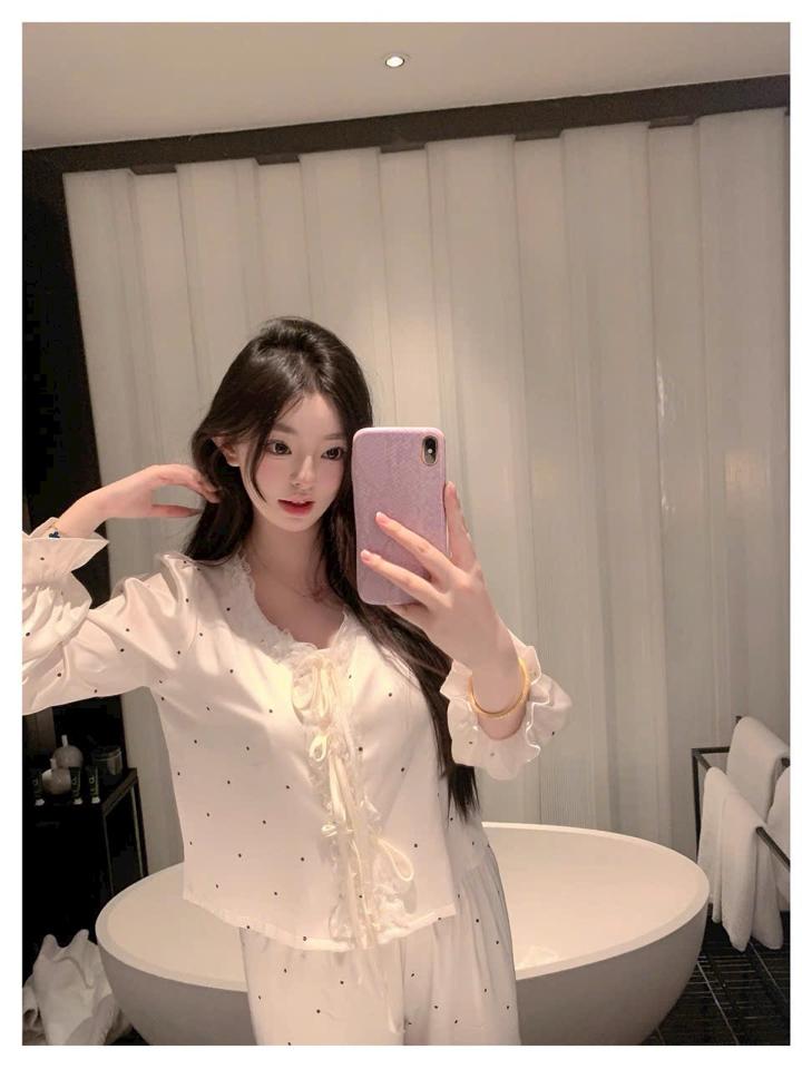 Pizama bi cổ thắt nơ-duoc-ban-tai-Yahy Store ❤️