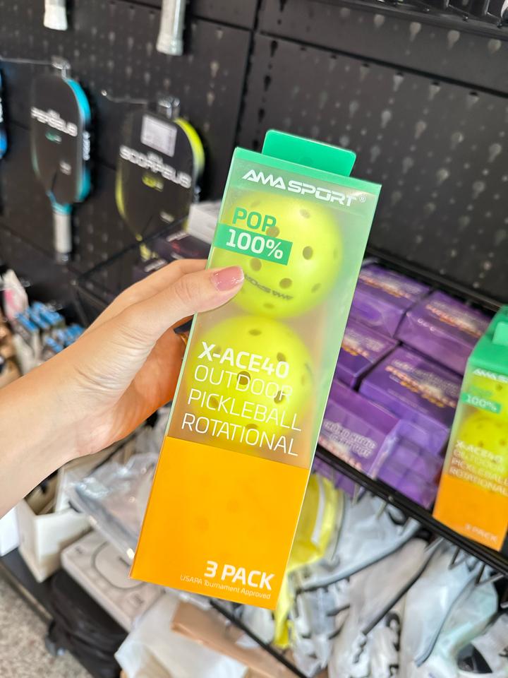 Bóng Ama X-Ace40-duoc-ban-tai-Pickleball Bắc Giang Store
