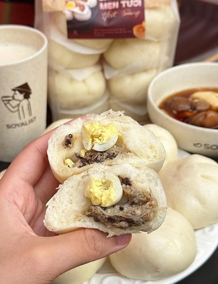 Bánh bao men tươi thịt trứng-duoc-ban-tai-Tonyfood