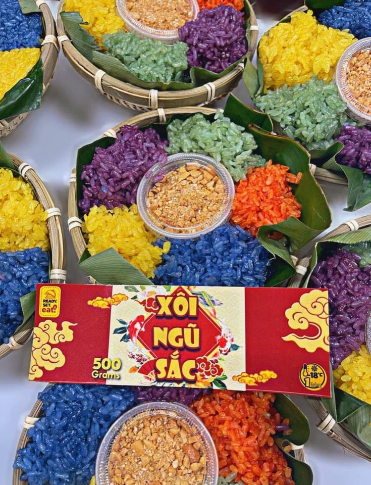Xôi ngũ sắc-duoc-ban-tai-Tonyfood