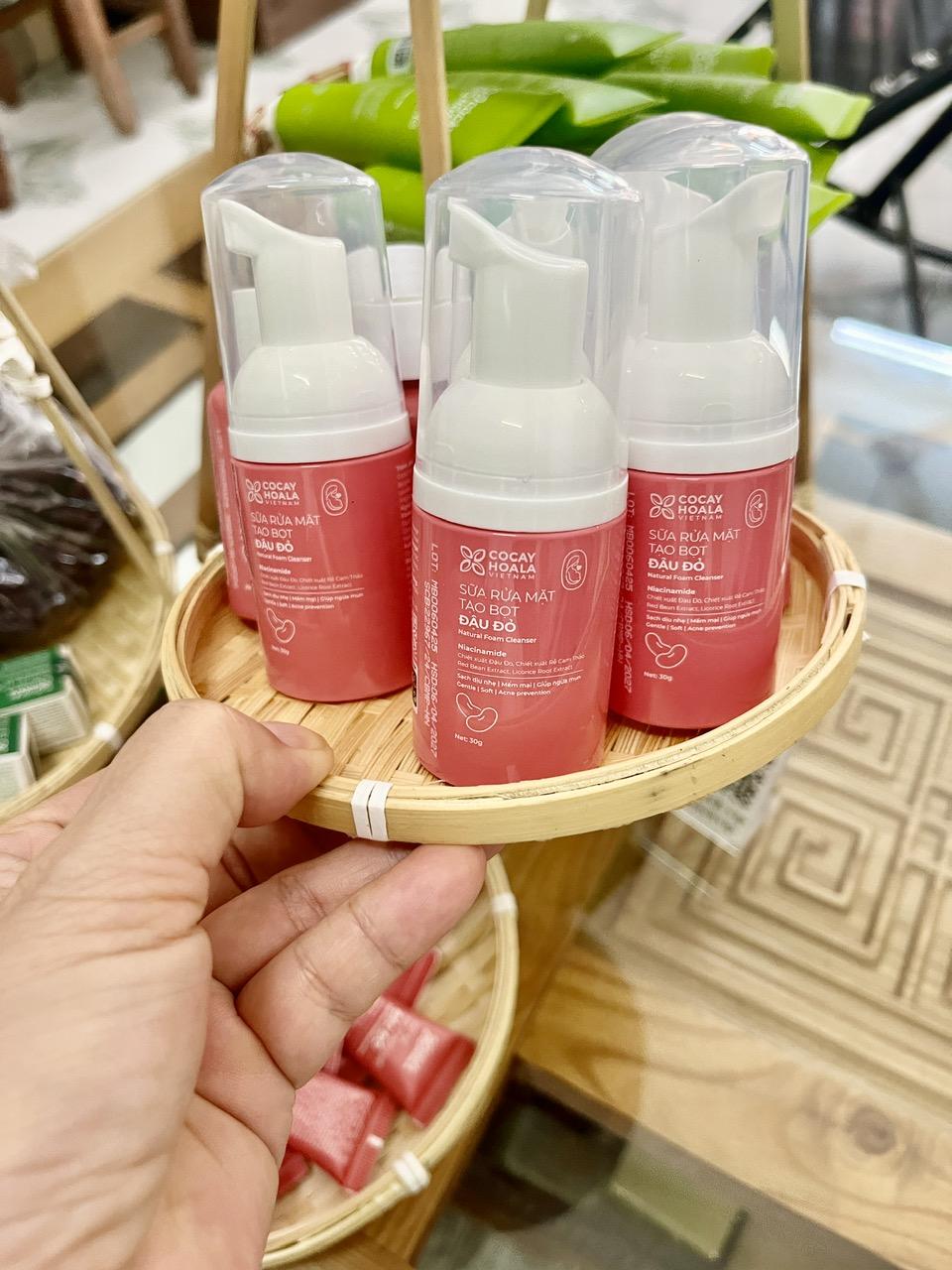 Sữa rửa mặt tạo bọt đậu đỏ 30gr-duoc-ban-tai-AN NHIÊN