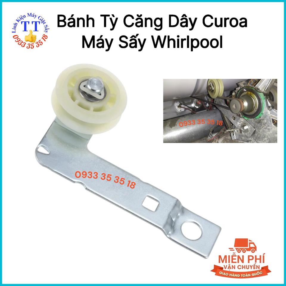 Bánh Tỳ Căng Dây Curoa Máy Sấy Whirlpool 15ký-duoc-ban-tai-Linh Kiện Giặt Sấy TT